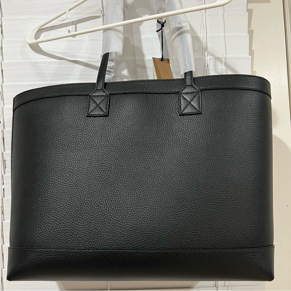 NWT Burberry Medium Black leather London tote - Picture 7 of 11